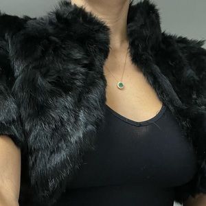 Mini winter jacket 100%fur also very elegant.